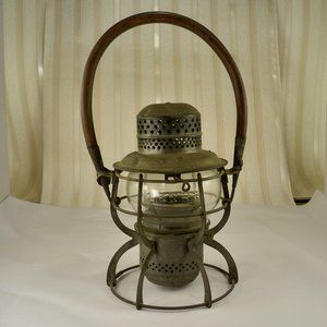 Very Rare Antique All Original 1925 L&N RR New York Antique Lantern